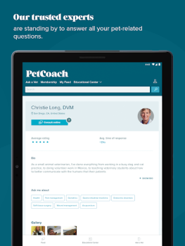 İndir PetCoach Ask a vet online 24/7 Tıp Android için Ekran görüntüsü 7