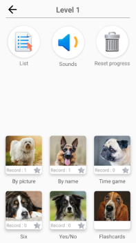 İndir Dog Breeds - Quiz about dogs! Sınavlar Android için Ekran görüntüsü 3