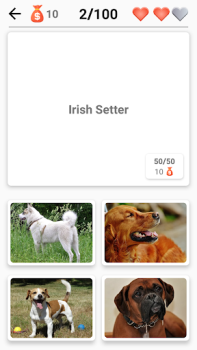 İndir Dog Breeds - Quiz about dogs! Sınavlar Android için Ekran görüntüsü 5