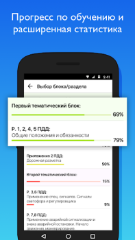 İndir УчиПДД : Курс Автошколы по ПДД Arabalar ve Ulaşım Android için Ekran görüntüsü 6