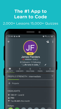 İndir Sololearn: Learn to code Eğitim Android için Ekran görüntüsü 3