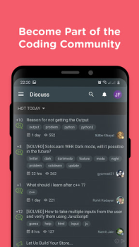 İndir Sololearn: Learn to code Eğitim Android için Ekran görüntüsü 6