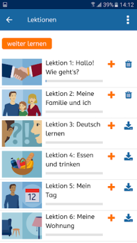 İndir A1-Deutsch Eğitim Android için Ekran görüntüsü 2