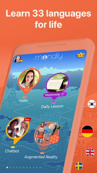 İndir 33 dil öğren - Mondly Eğitim Android için Ekran görüntüsü 2