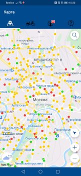İndir Московский велопрокат Велобайк Arabalar ve Ulaşım Android için Ekran görüntüsü 3