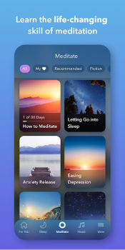 İndir Calm - Sleep, Meditate, Relax Sağlık & Fitness Android için Ekran görüntüsü 3