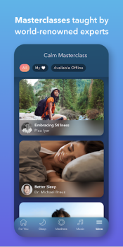 İndir Calm - Sleep, Meditate, Relax Sağlık & Fitness Android için Ekran görüntüsü 6
