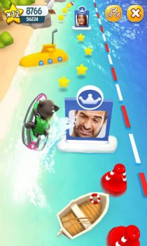 İndir Talking Tom Jetski Gündelik Android için Ekran görüntüsü 4