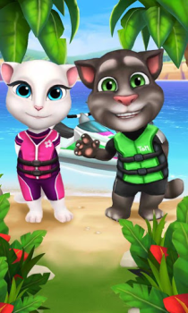 İndir Talking Tom Jetski Gündelik Android için Ekran görüntüsü 5