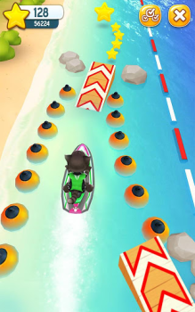İndir Talking Tom Jetski Gündelik Android için Ekran görüntüsü 7