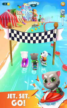 İndir Talking Tom Jetski 2 Gündelik Android için Ekran görüntüsü 7
