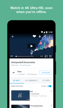 İndir Vimeo Eğlence Android için Ekran görüntüsü 3