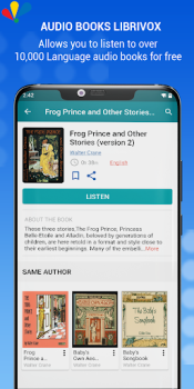 İndir LibriVox: Audio bookshelf Kitaplar & Rehberler Android için Ekran görüntüsü 3