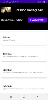 İndir Peshonamdagi Nur Kitaplar & Rehberler Android için Ekran görüntüsü 3