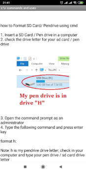 İndir CMD Command Prompt 100+ Best Commands Eğitim Android için Ekran görüntüsü 6