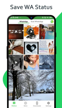 İndir Status Download - Video Saver İş Android için