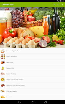 İndir Calories in food Sağlık & Fitness Android için Ekran görüntüsü 4