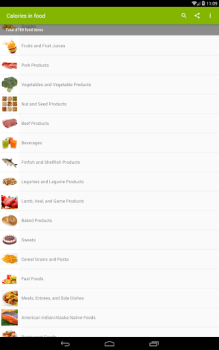 İndir Calories in food Sağlık & Fitness Android için Ekran görüntüsü 5