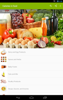 İndir Calories in food Sağlık & Fitness Android için Ekran görüntüsü 7