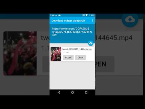 İndir Download Twitter Videos - GIF Araçlar Android için Ekran görüntüsü 6