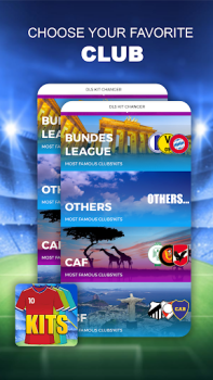 İndir Dream Kits League  Soccer WORLDWIDE Araçlar Android için Ekran görüntüsü 2