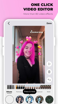 İndir Zoomerang - Ai Video Maker Video oynatıcılar ve düzenleyiciler Android için Ekran görüntüsü 6