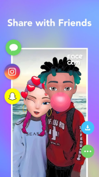 İndir Face Cam | Face Emoji Avatar Fotoğraf Android için Ekran görüntüsü 6