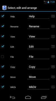 İndir Ghost Commander File Manager Araçlar Android için Ekran görüntüsü 7