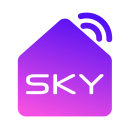 Logo Sky. Smart home and services.