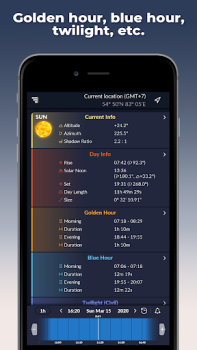 İndir Ephemeris: Sun and Moon Seeker Araçlar Android için Ekran görüntüsü 4