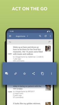 İndir BaconReader for Reddit Haberler & Dergiler Android için Ekran görüntüsü 5
