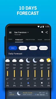 İndir 1Weather Forecasts & Radar Hava Durumu Android için Ekran görüntüsü 5