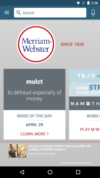 İndir Dictionary - Merriam-Webster Eğitim Android için