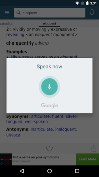 İndir Dictionary - Merriam-Webster Eğitim Android için Ekran görüntüsü 4
