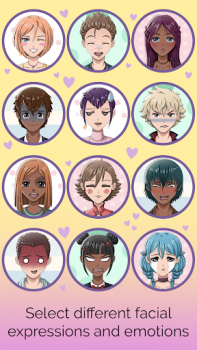 İndir Anime Avatar Yapma Erkek & Kiz Özelleştirme Android için Ekran görüntüsü 2