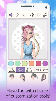 İndir Anime Avatar Yapma Erkek & Kiz Özelleştirme Android için Ekran görüntüsü 4