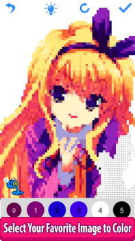 İndir Anime Manga Pixel Art Coloring Eğlence Android için Ekran görüntüsü 3