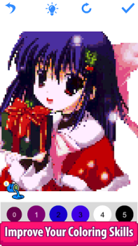 İndir Anime Manga Pixel Art Coloring Eğlence Android için Ekran görüntüsü 4
