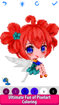 İndir Anime Manga Pixel Art Coloring Eğlence Android için Ekran görüntüsü 7