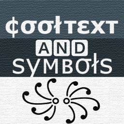 Logo Cool text and symbols