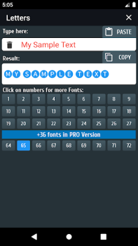İndir Cool text and symbols Araçlar Android için Ekran görüntüsü 3
