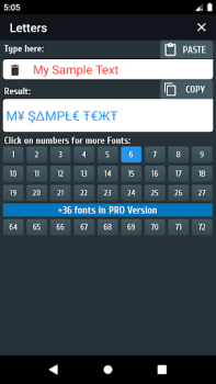 İndir Cool text and symbols Araçlar Android için Ekran görüntüsü 4
