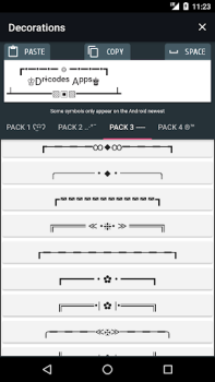 İndir Cool text and symbols Araçlar Android için Ekran görüntüsü 5