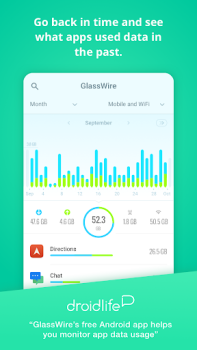 İndir GlassWire Data Usage Monitor Araçlar Android için Ekran görüntüsü 3