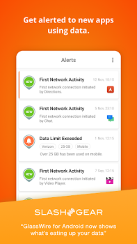 İndir GlassWire Data Usage Monitor Araçlar Android için Ekran görüntüsü 5