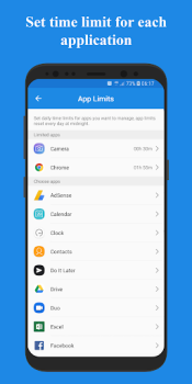 İndir Usage Time - App Usage Manager Araçlar Android için Ekran görüntüsü 3
