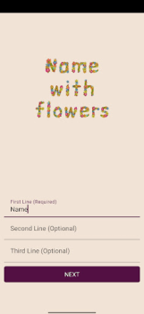 İndir Name With Flowers - Name Art Sanat ve Tasarım Android için Ekran görüntüsü 5