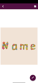 İndir Name With Flowers - Name Art Sanat ve Tasarım Android için Ekran görüntüsü 6