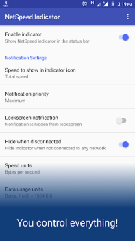 İndir NetSpeed Indicator Araçlar Android için Ekran görüntüsü 4