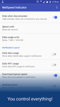 İndir NetSpeed Indicator Araçlar Android için Ekran görüntüsü 5